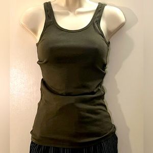 Army green tank.